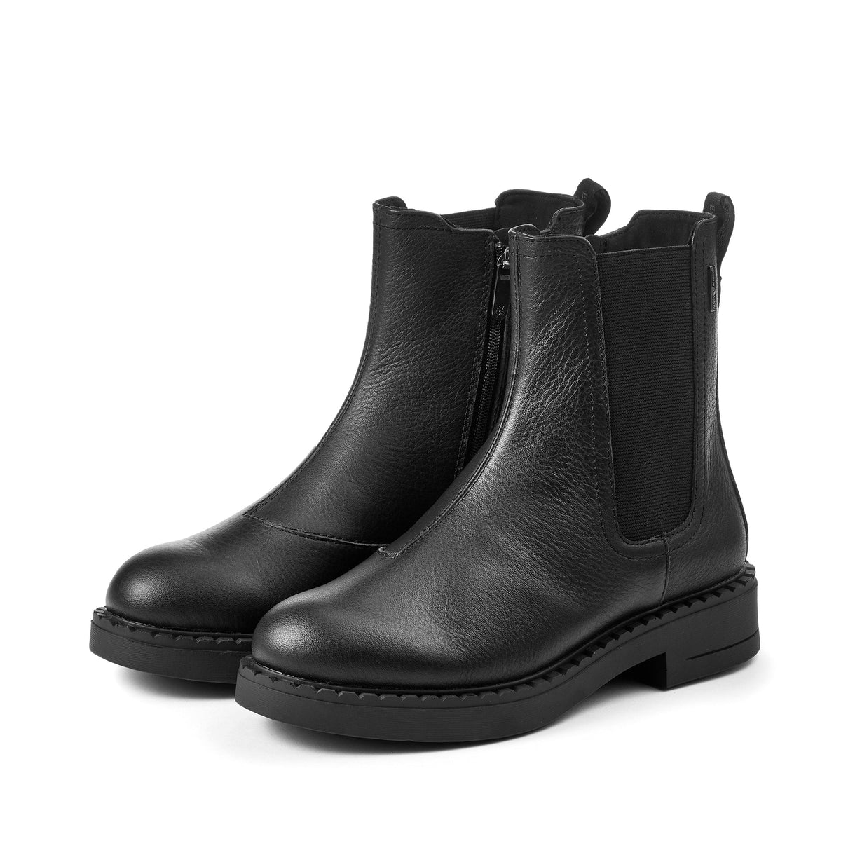 Roma Ice-Grip Waterproof Chelsea Boots (Nero) – bussola