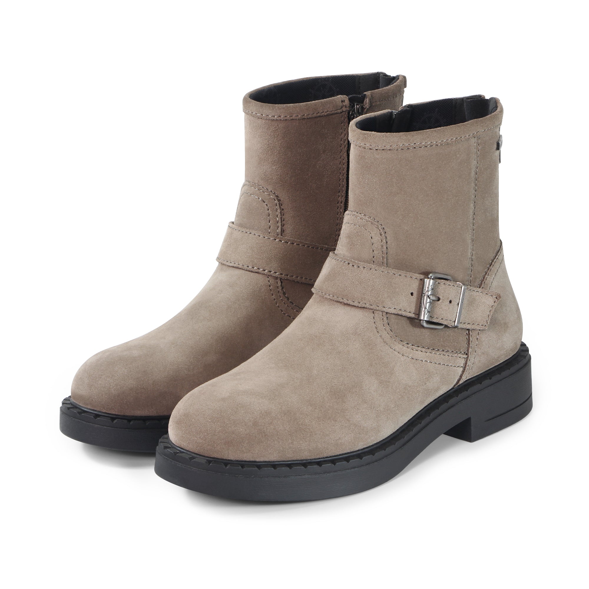 Roma Ice Grip Buckle Boots Walnut bussola