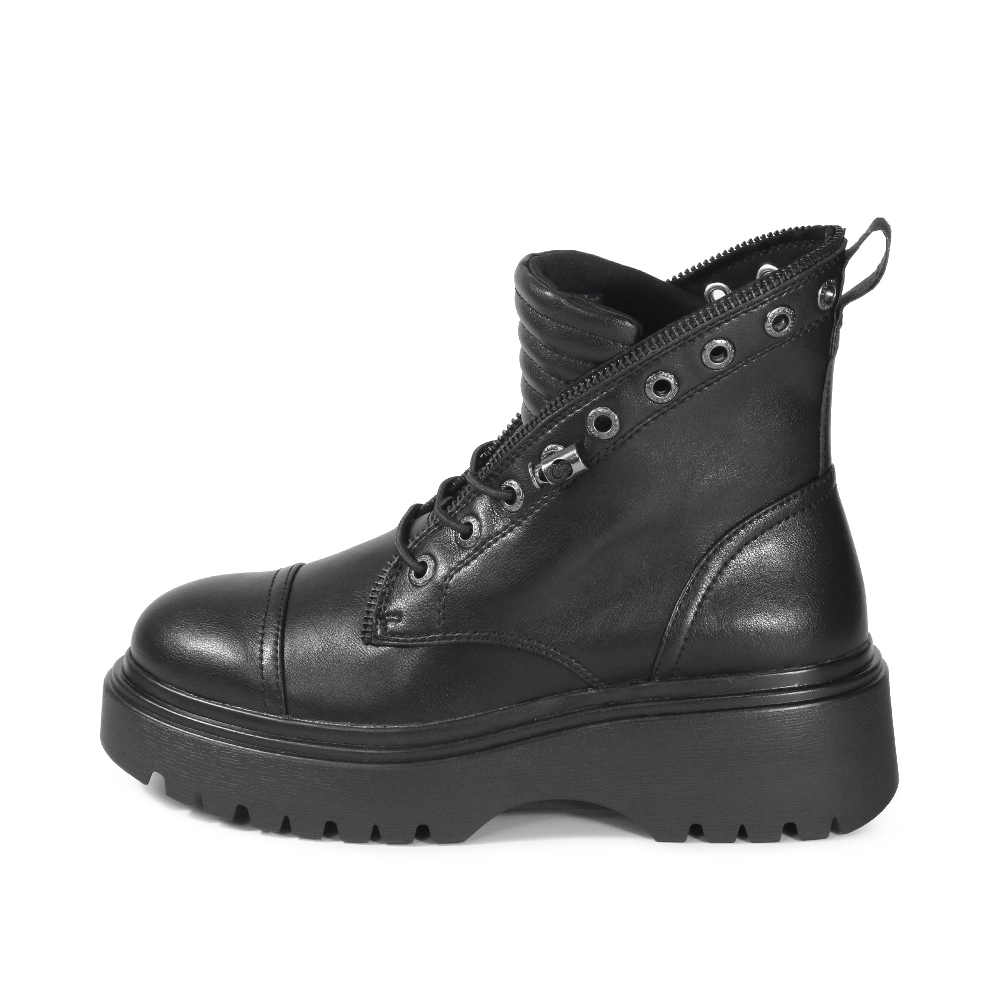 ルブタン ブーツ Brodeback Lug 3230832 Boots CL Chelsea Booty Lug ブラック カーフレザー - Shoes - Women