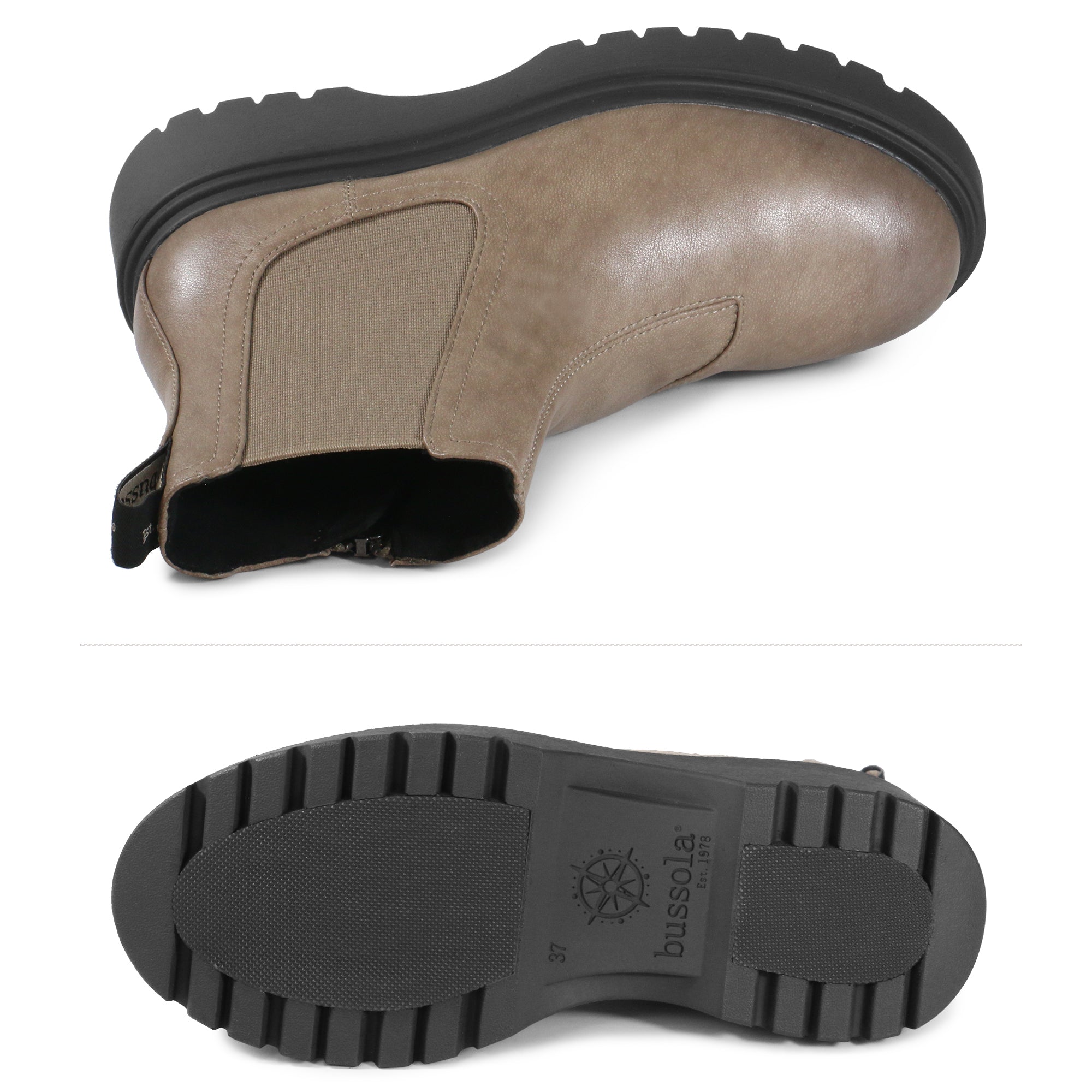 Firenze Platform Chelsea Boots (Vintage Taupe) – bussola Firenze Platform Chelsea Boots (Vintage Taupe) – bussola