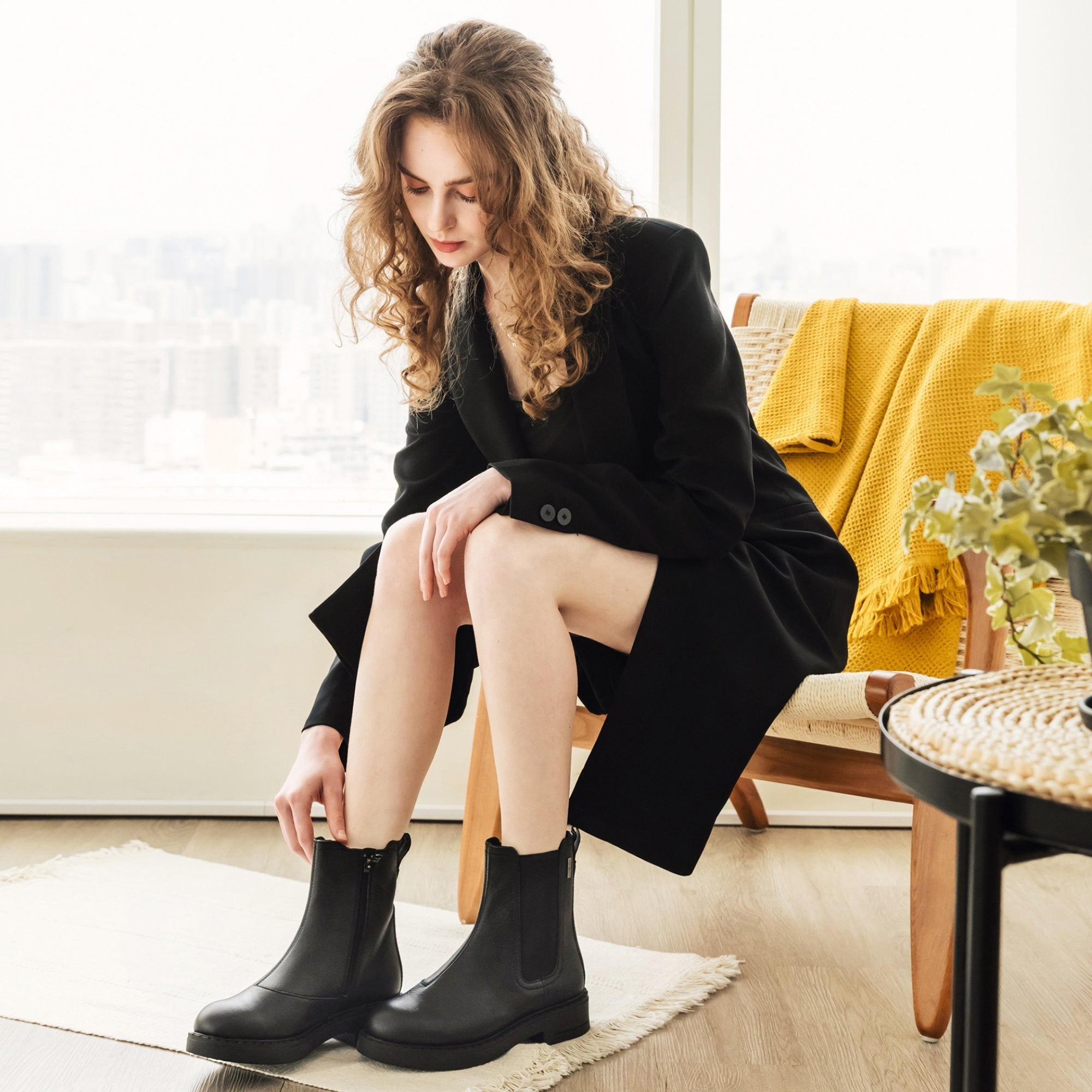Roma Ice-Grip Waterproof Chelsea Boots (Nero) – bussola
