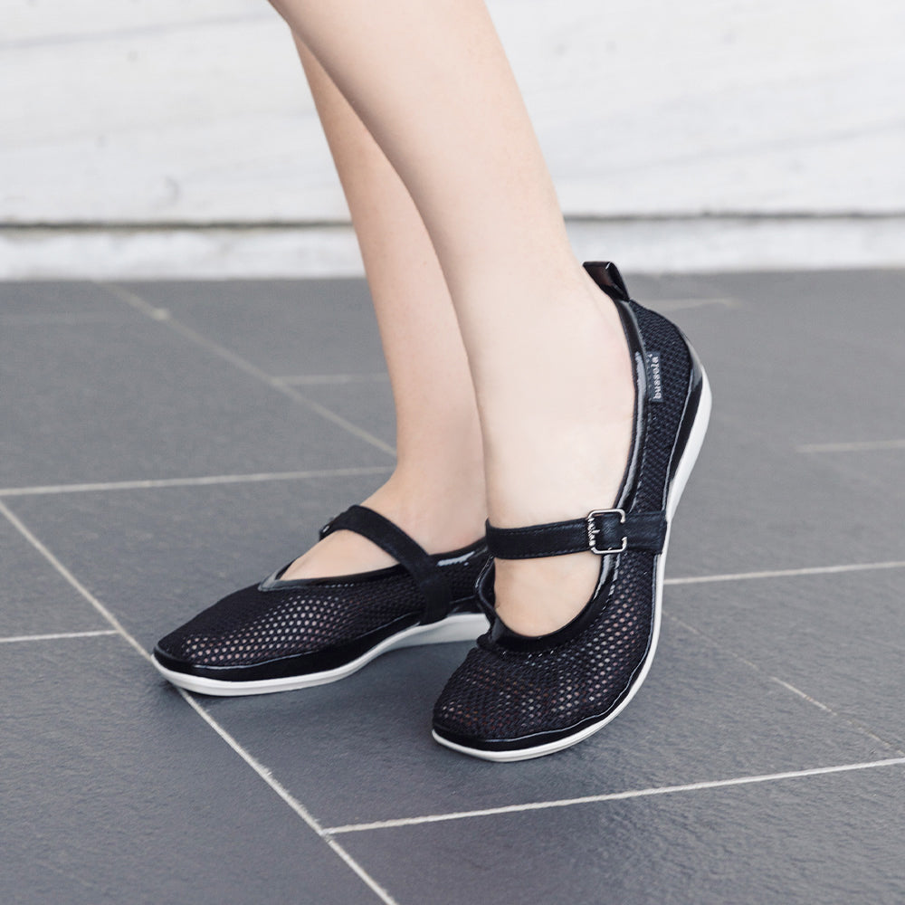 Vicenza Mesh Ballet Flats (Nero) – bussola